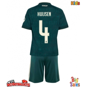 Real Madrid Dean Huijsen #4 Replica Away Stadium Kit for Kids 2026-27 Short Sleeve (+ pants)